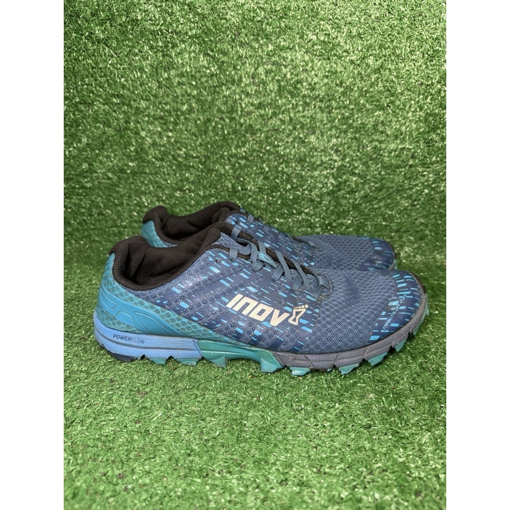 inov-8 Trailtalon 235 Blue Hiking Trail Sneaker Running Shoes Mens 9 Women 10.5